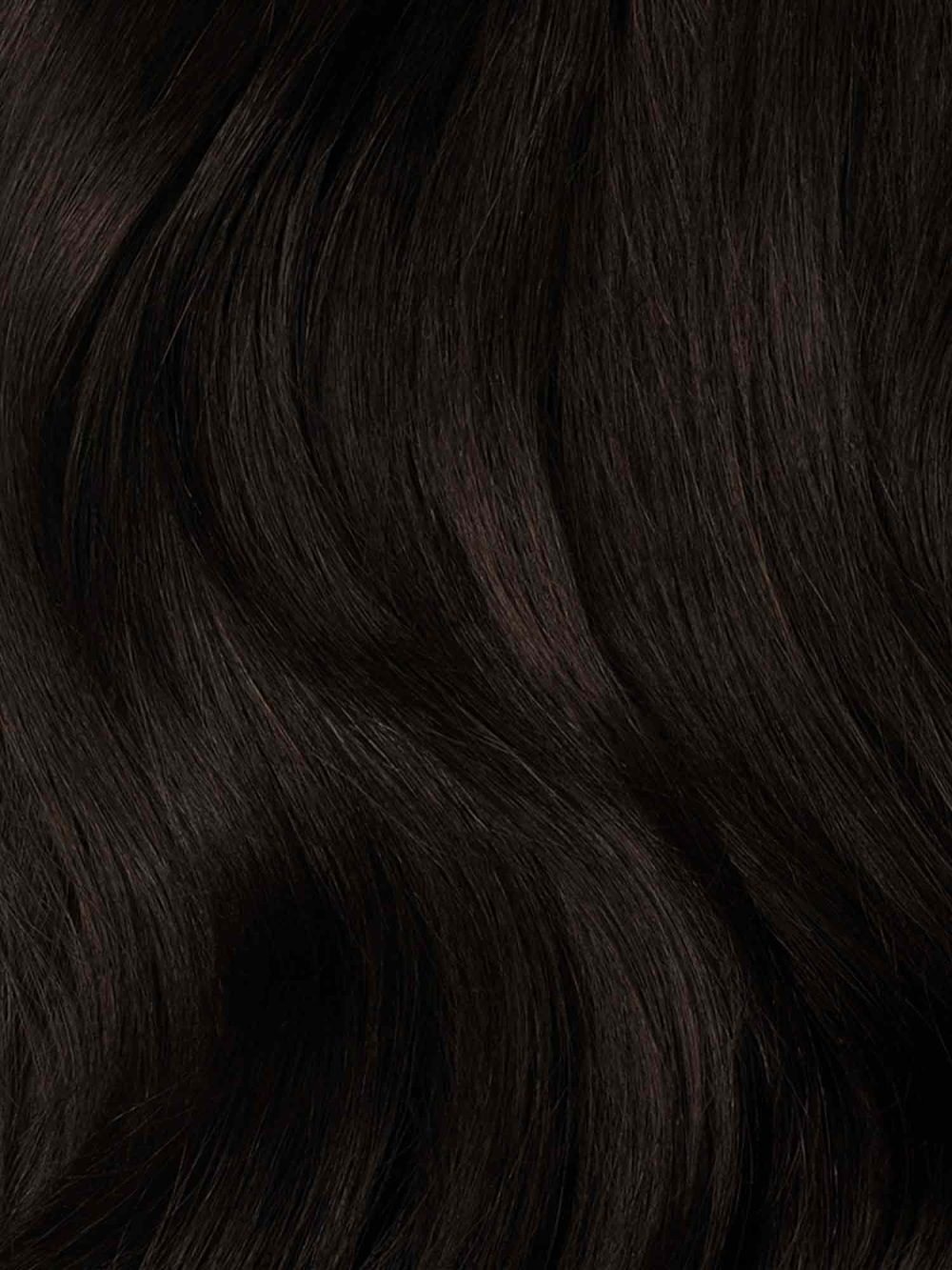 20" Classic Mocha Brown Clip-Ins (220g) - Image 2