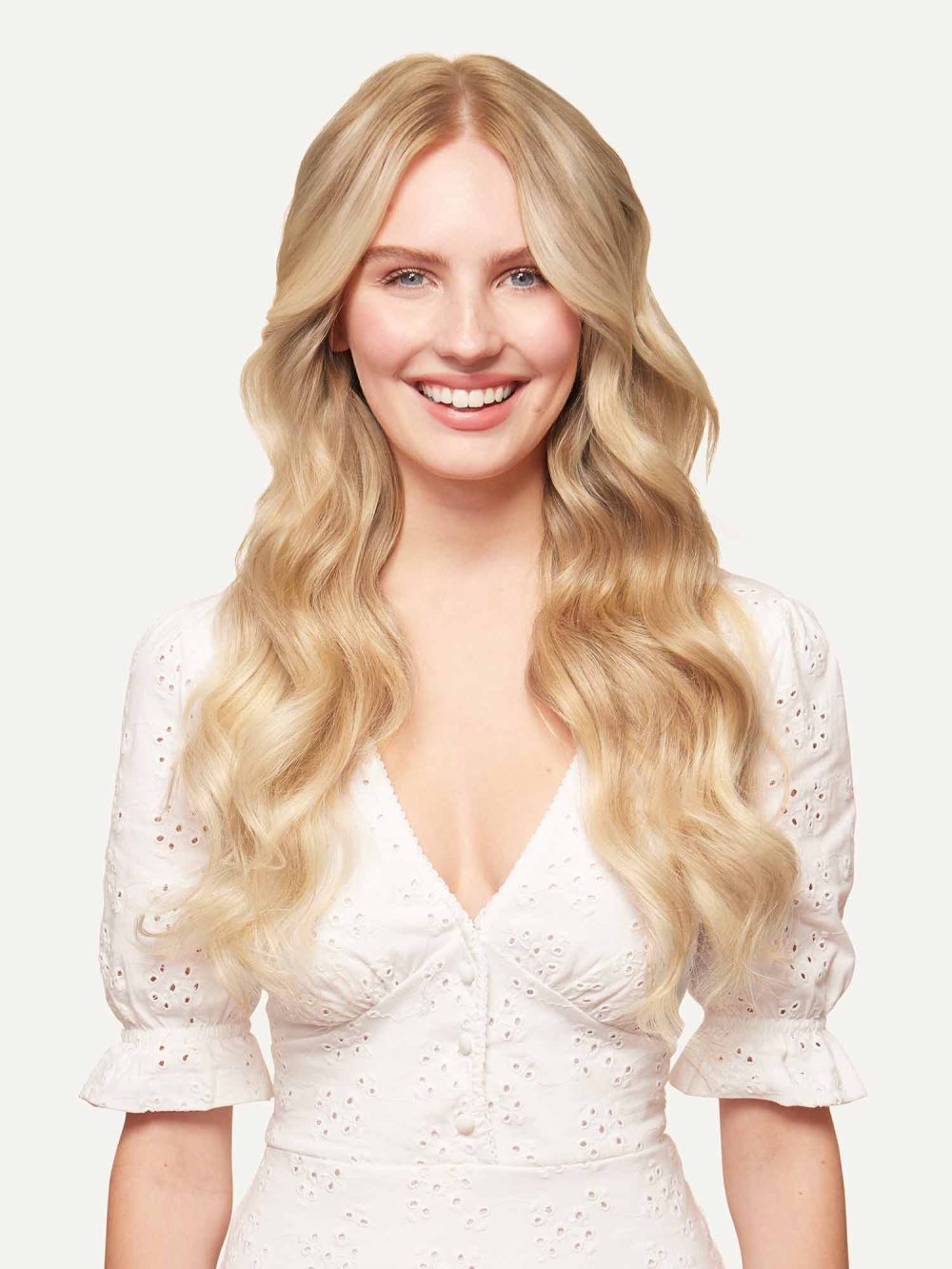 20" Classic Blonde Balayage Clip-Ins (160g) - Image 4