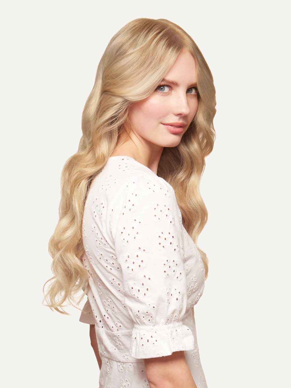 20" Classic Blonde Balayage Clip-Ins (220g) - Image 3