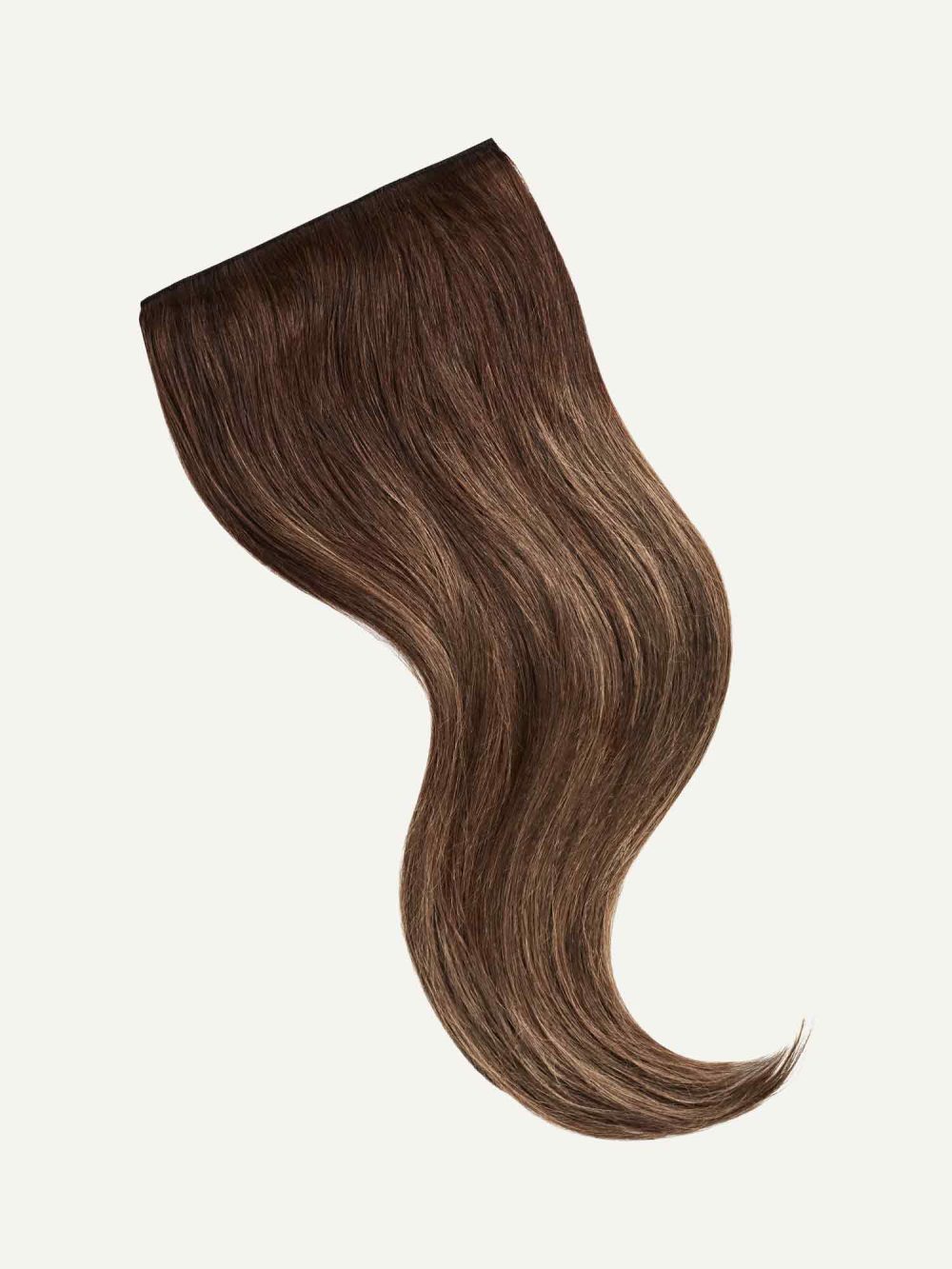 20" Classic Chocolate Brown Balayage Clip-Ins (160g) - Image 4