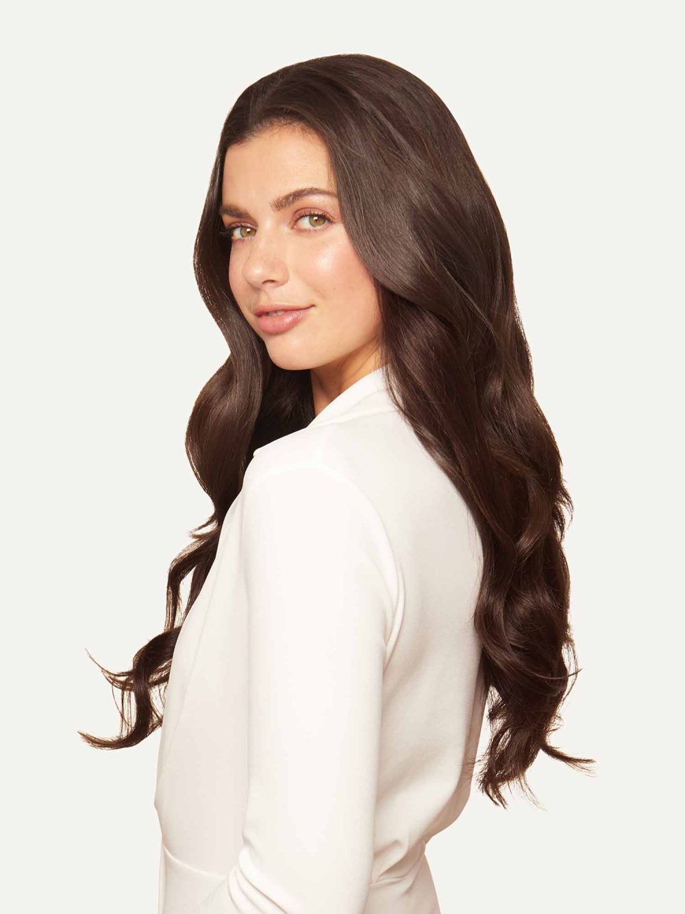 20" Classic Chocolate Brown Clip-Ins (160g)