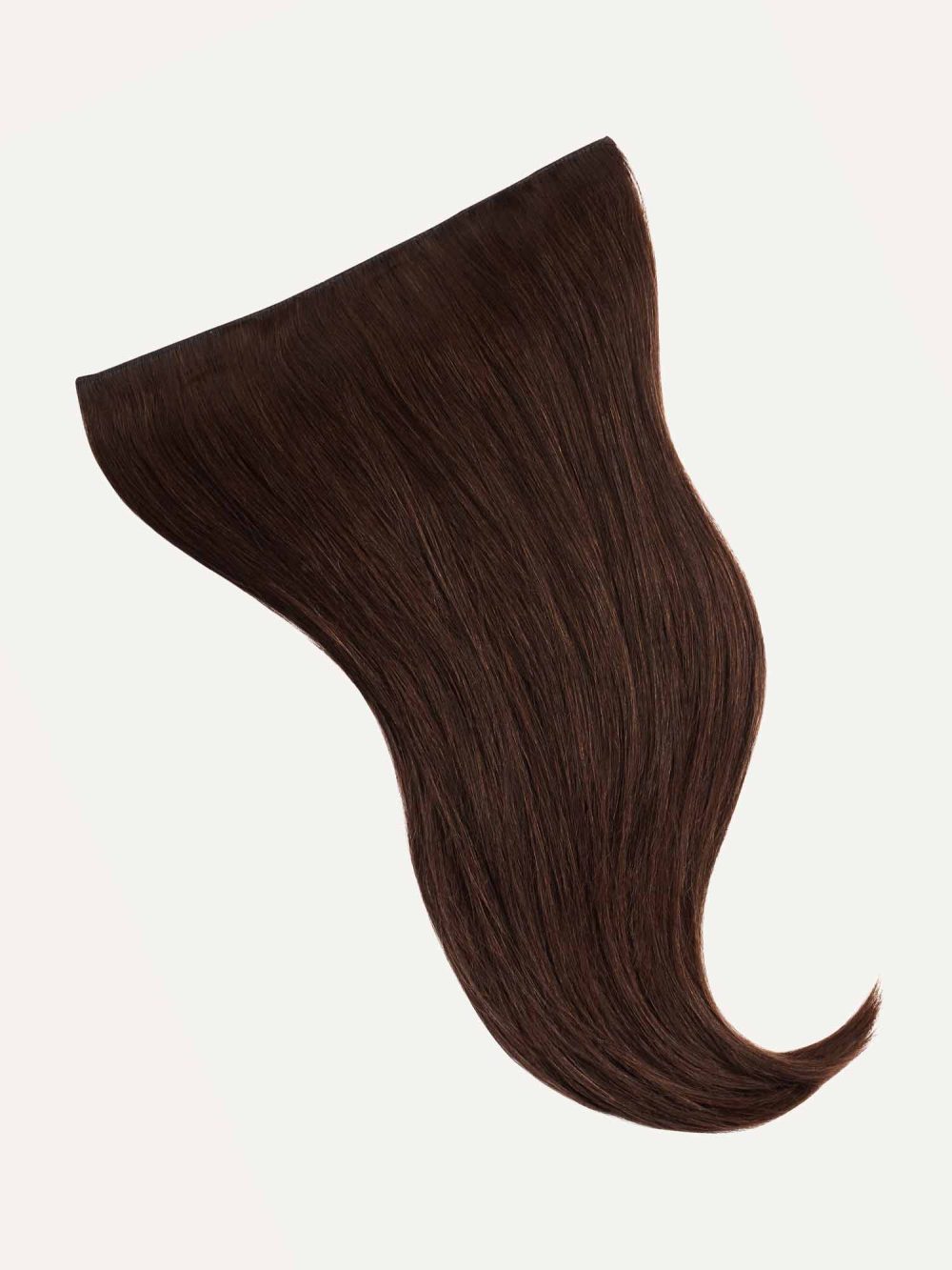 20" Chocolate Brown Halo® Hair Extensions (180g) - Image 4