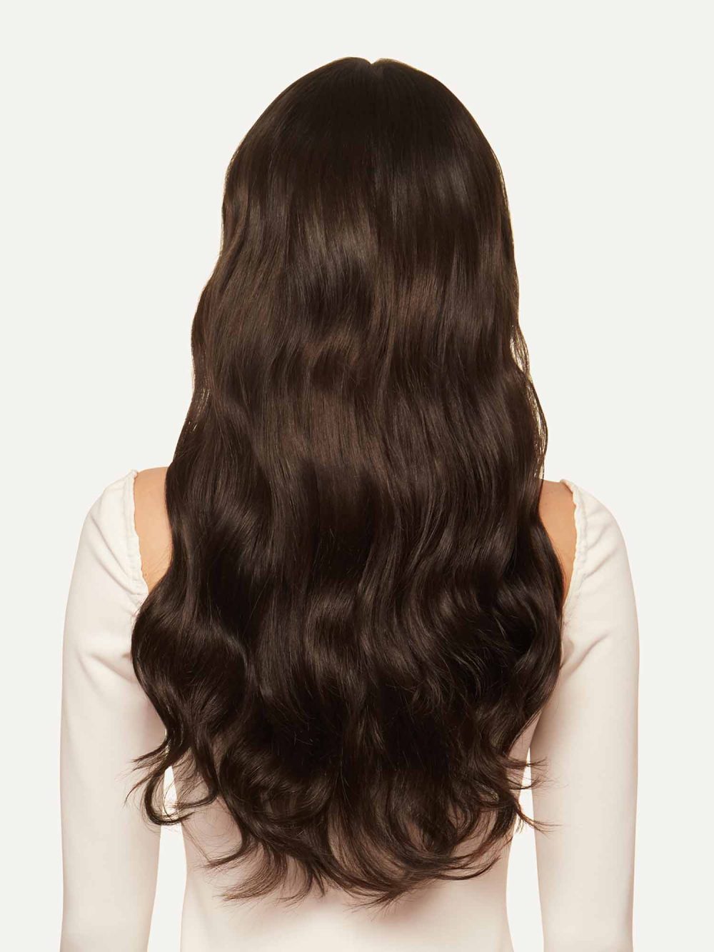 20" Dark Brown Halo® Hair Extensions (180g) - Image 5