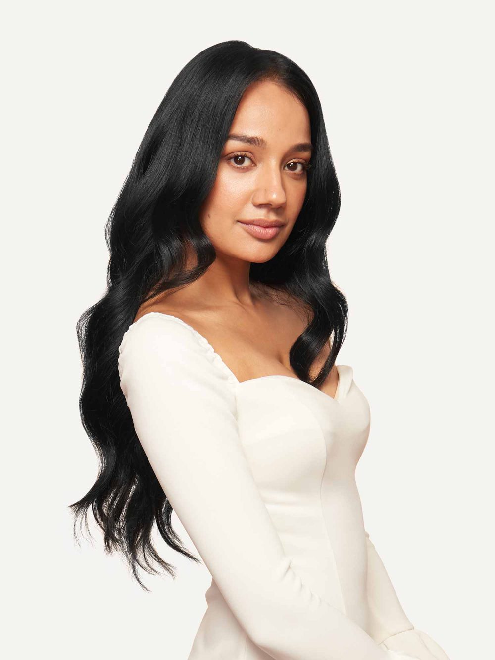 20" Classic Jet Black Clip-Ins (220g) - Image 2