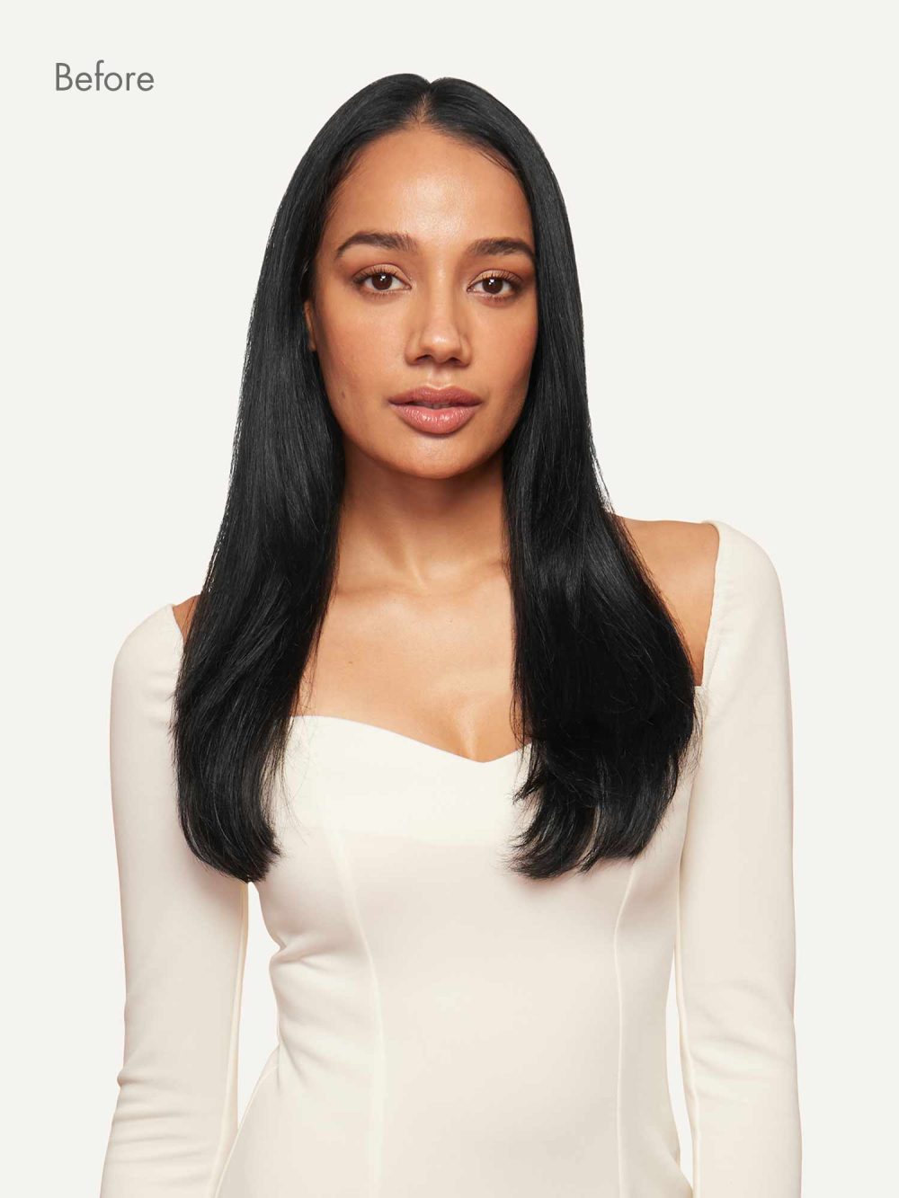 20" Seamless Jet Black Clip-Ins (180g) - Image 5