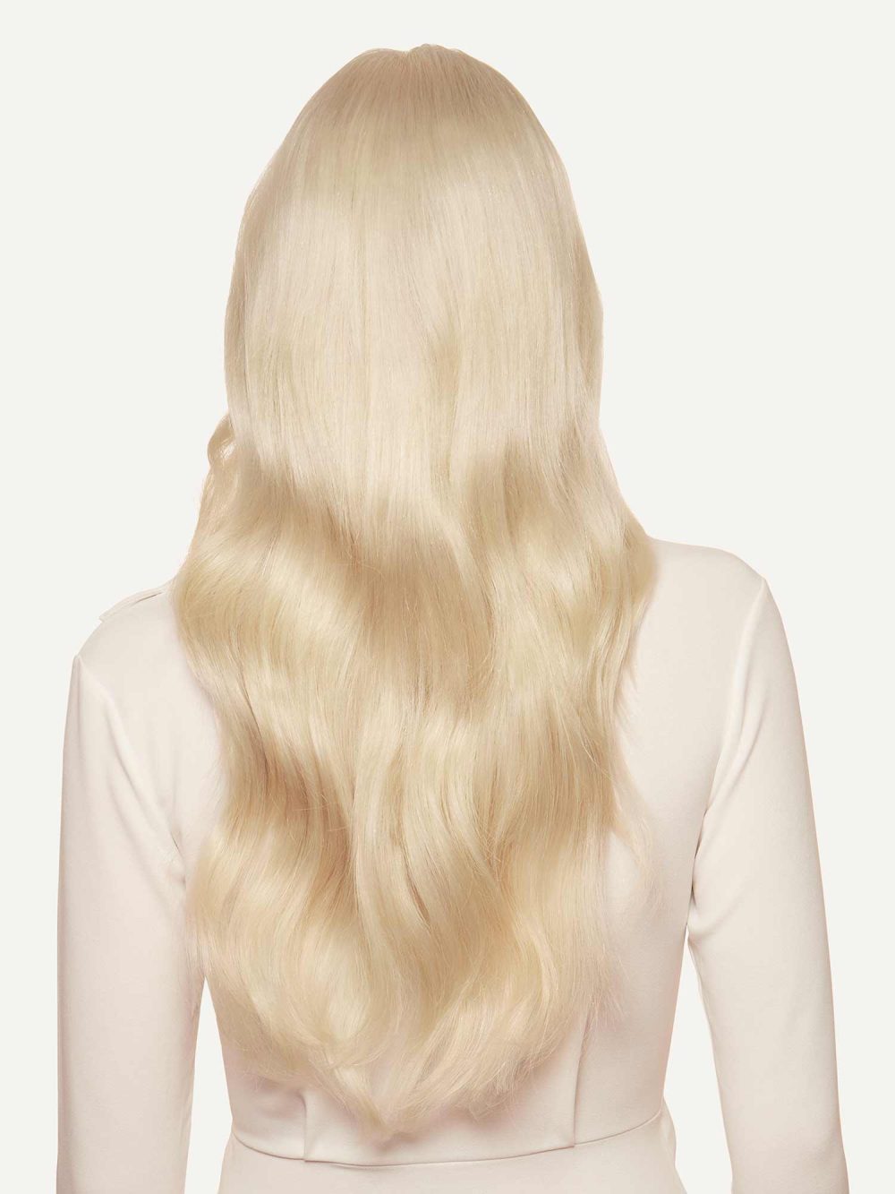 20" Seamless Platinum Blonde Clip-Ins (180g)