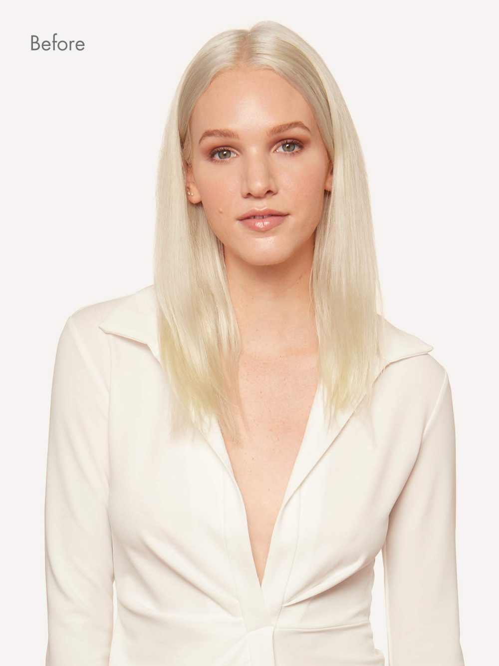20" Classic Platinum Blonde Clip-Ins (220g) - Image 5